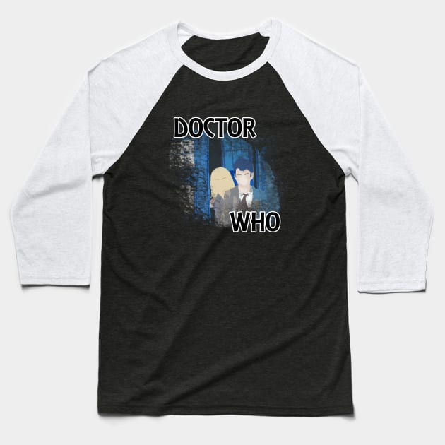 Doctor Who Baseball T-Shirt by SennenChibi